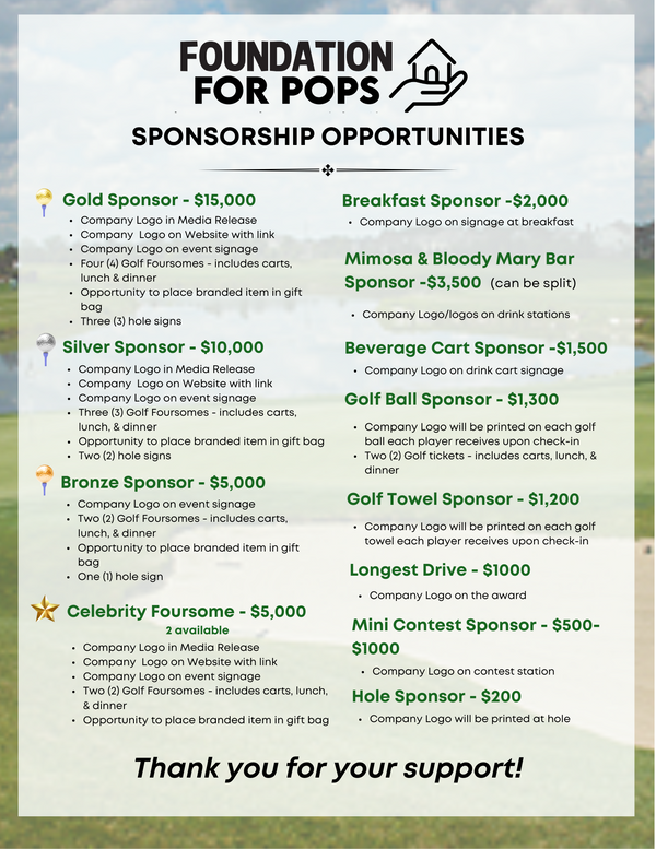 sponsorship opportunities